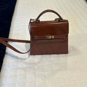 Talbots leather Kelly bag